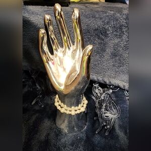 Elegant Faux Whitw Pearl Bracelet